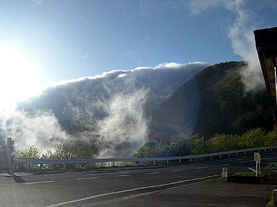 晴れていたのに